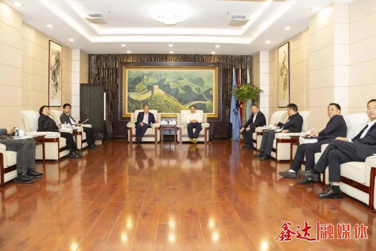 President Fan Tiejun and his delegation went to China 22MCC for discussion and exchange